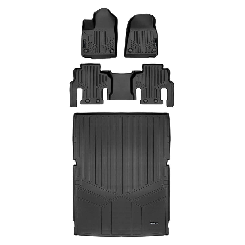 Load image into Gallery viewer, SMARTLINER Custom Fit Floor Liners For 2023-2025 Jeep Wagoneer L (7 Passenger Model)
