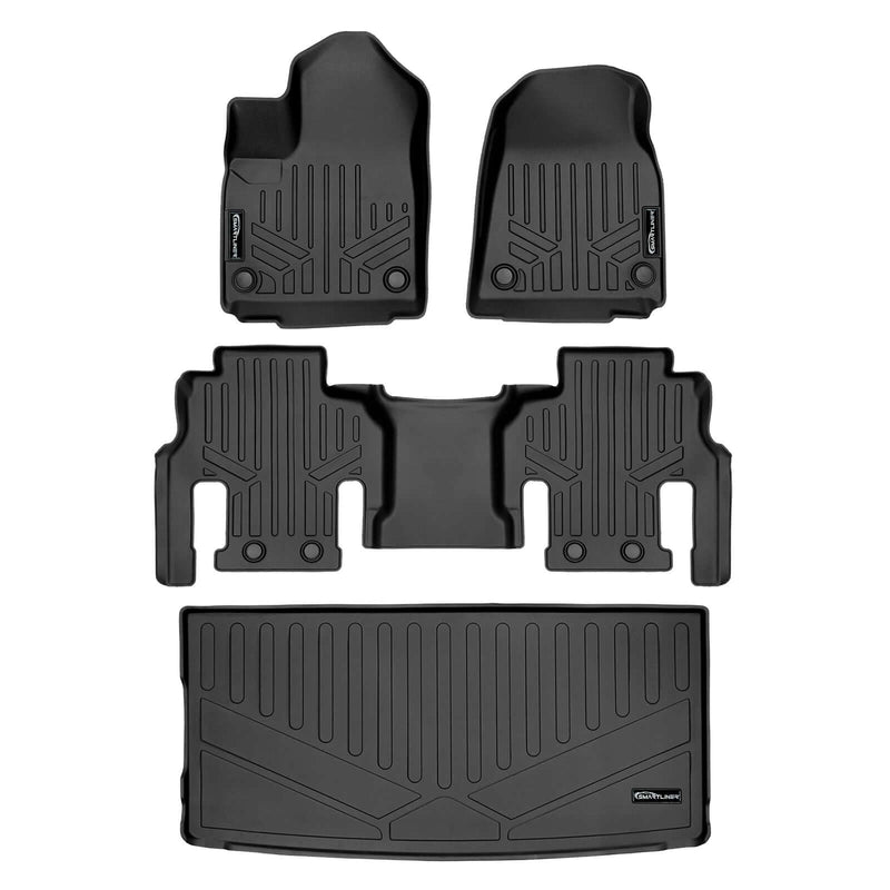 Load image into Gallery viewer, SMARTLINER Custom Fit Floor Liners For 2022-2025 Jeep Grand Wagoneer (7 Passenger Model)
