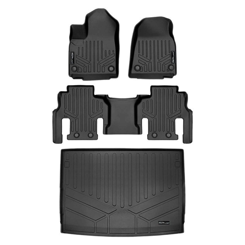 Load image into Gallery viewer, SMARTLINER Custom Fit Floor Liners For 2023-2025 Jeep Grand Wagoneer L (7 Passenger Model)
