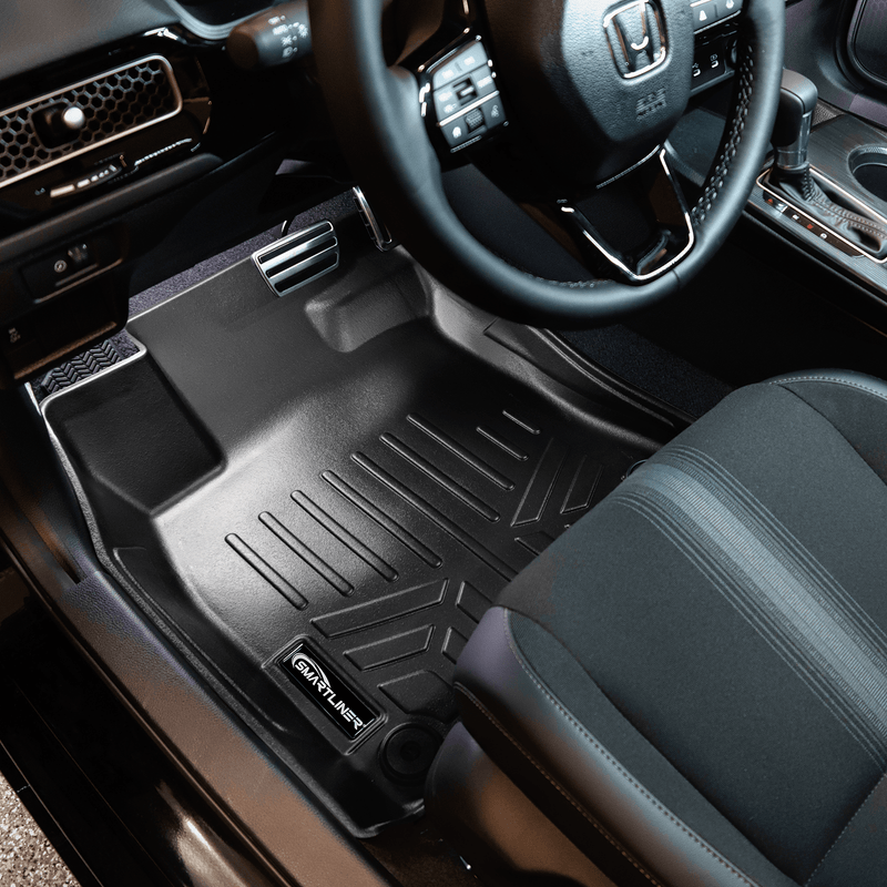 Load image into Gallery viewer, SMARTLINER Custom Fit Floor Liners For 2022-2025 Honda Civic Sedan with 2nd Row USB Ports
