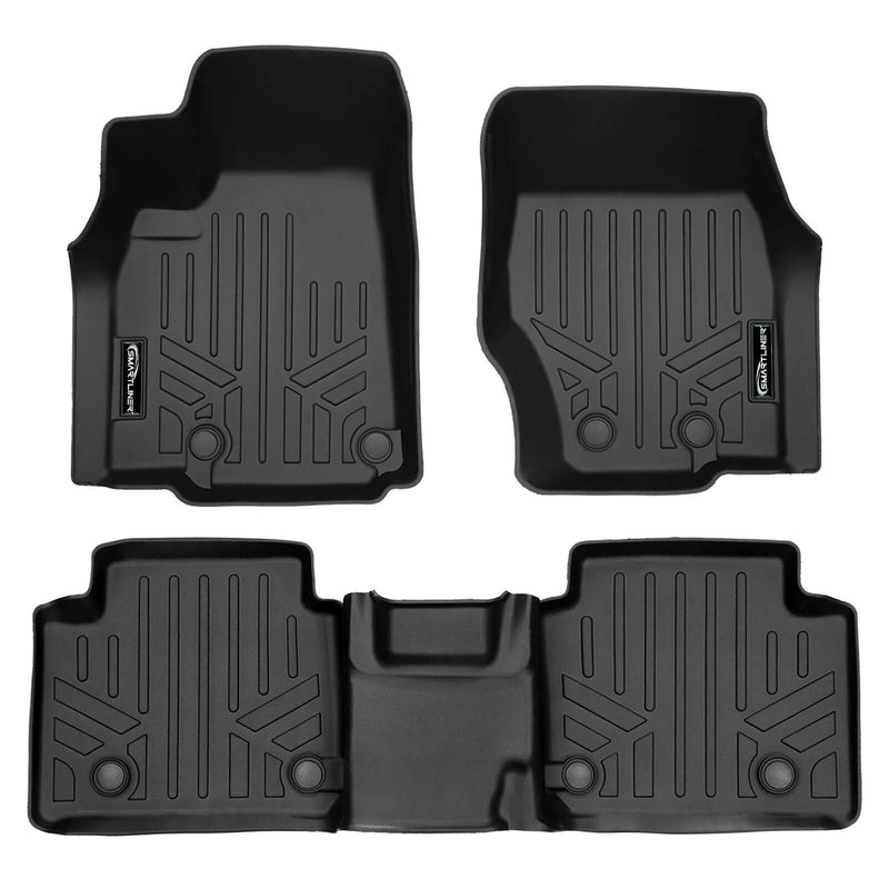 Load image into Gallery viewer, SMARTLINER Custom Fit Floor Liners For 2021-2025 Jeep Grand Cherokee L w/ 2nd Row Bench Seat (No subwoofer)
