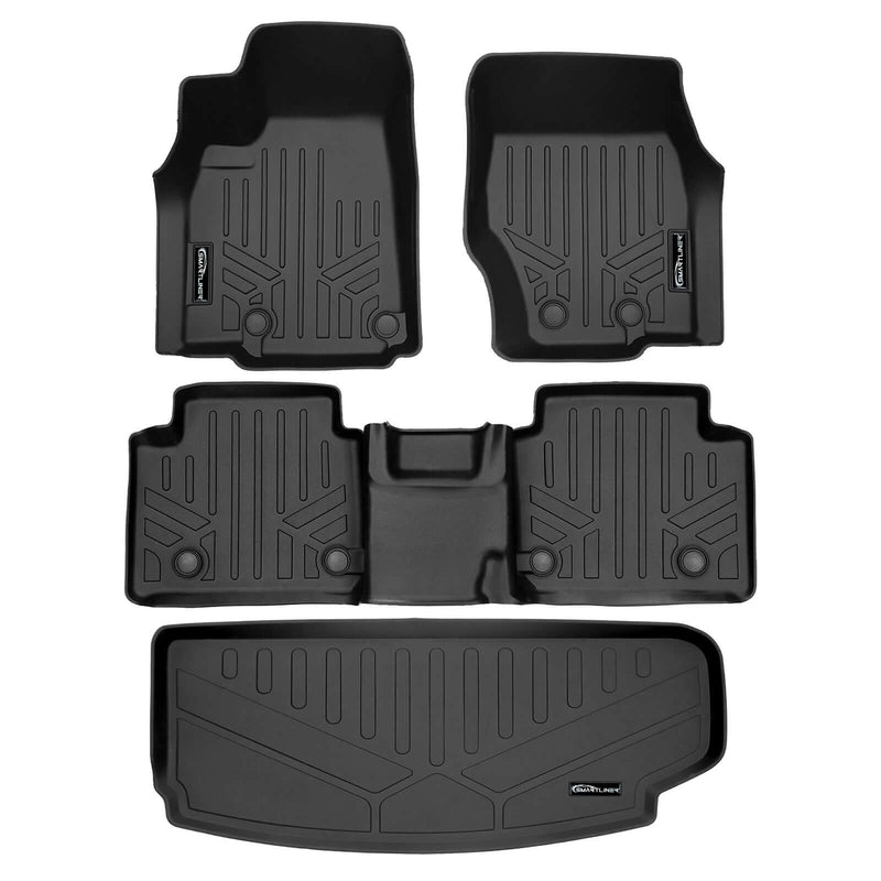 Load image into Gallery viewer, SMARTLINER Custom Fit Floor Liners For 2021-2025 Jeep Grand Cherokee L w/ 2nd Row Bench Seat (No subwoofer)
