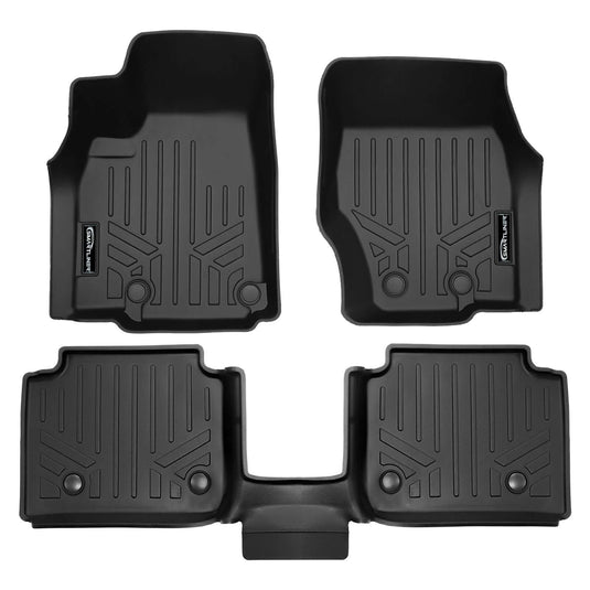 SMARTLINER Custom Fit Floor Liners For 2021-2025 Jeep Grand Cherokee L with 2nd Row Bucket Seats With Center Console (No subwoofer)