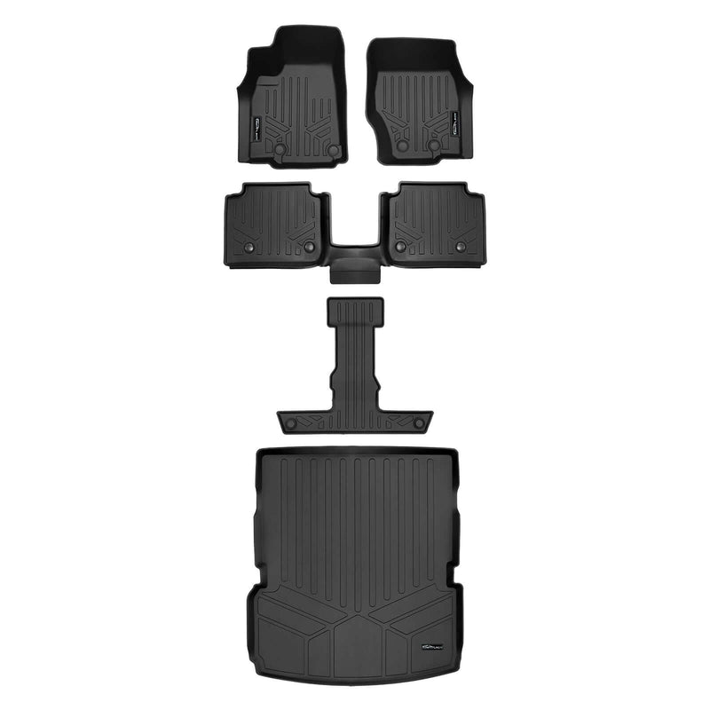 Load image into Gallery viewer, SMARTLINER Custom Fit Floor Liners For 2021-2025 Jeep Grand Cherokee L with 2nd Row Bucket Seats With Center Console
