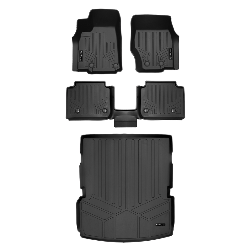 Load image into Gallery viewer, SMARTLINER Custom Fit Floor Liners For 2021-2025 Jeep Grand Cherokee L with 2nd Row Bucket Seats With Center Console (No subwoofer)
