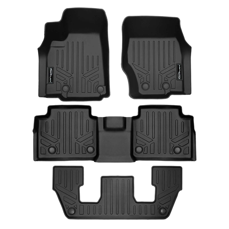 Load image into Gallery viewer, SMARTLINER Custom Fit Floor Liners For 2021-2025 Jeep Grand Cherokee L w/ 2nd Row Bucket Seats and center console
