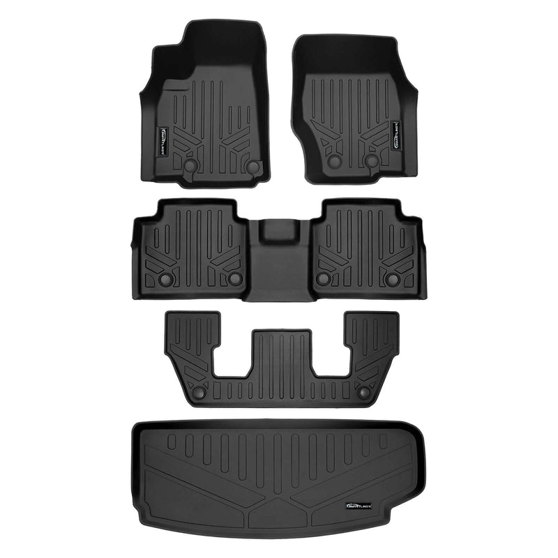 Load image into Gallery viewer, SMARTLINER Custom Fit Floor Liners For 2021-2025 Jeep Grand Cherokee L w/ 2nd Row Bucket Seats and center console
