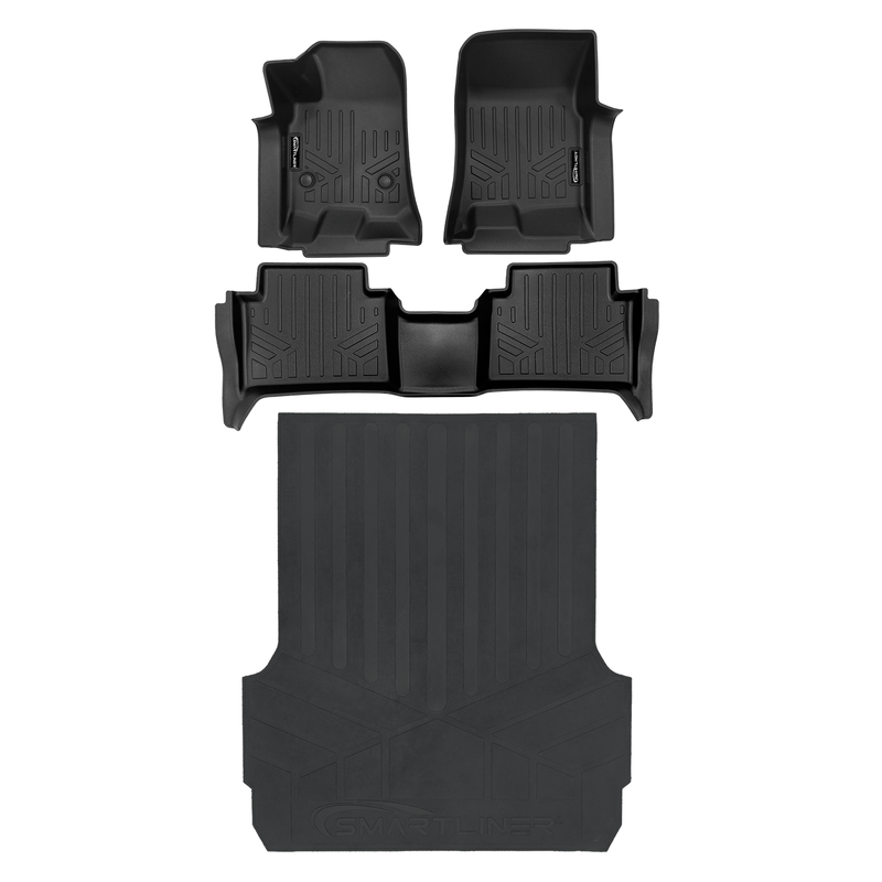 Load image into Gallery viewer, SMARTLINER Custom Fit Floor Liners For 2023-2025 GMC Canyon (Only Fits Crew Cabs with Carpeted Flooring)
