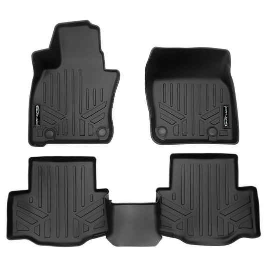 SMARTLINER Custom Fit Floor Liners For 2024-2025 Mazda CX-90 (Only Fits 2nd Row Bucket Seats With Center Console)