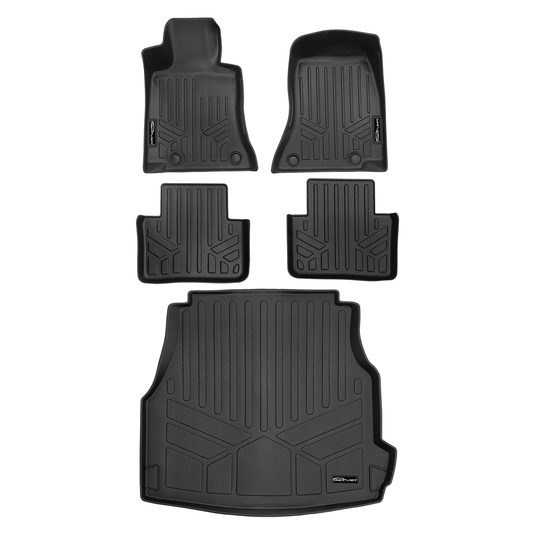 SMARTLINER Custom Fit Floor Liners For 2022-2025 Mercedes Benz C-Class (Sedan Models Only)
