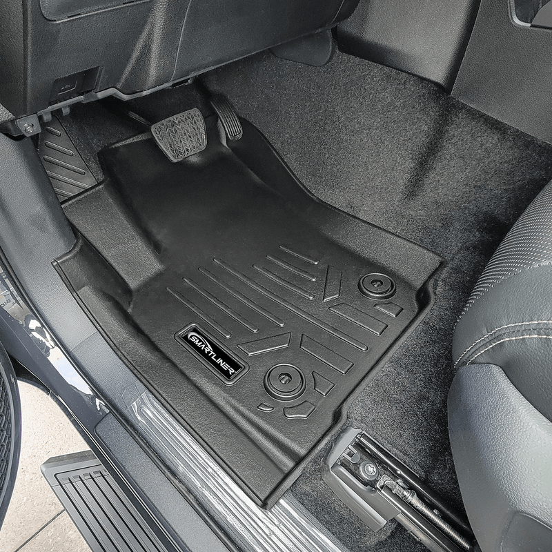 Load image into Gallery viewer, SMARTLINER All Weather Custom Fit Floor Liner Compatible With 2024-2025 Toyota Tacoma Hybrid Carpet Double Cab
