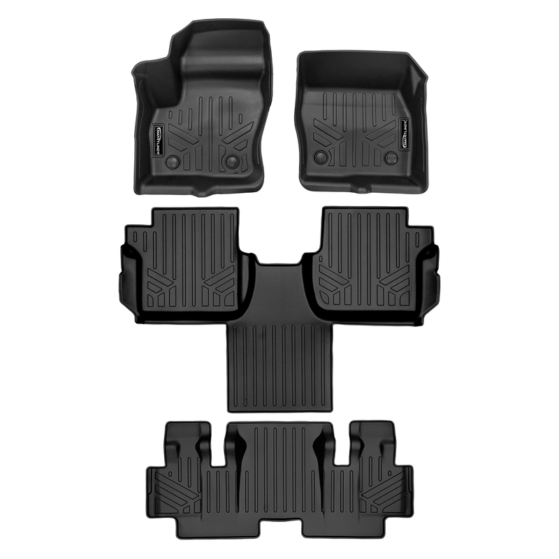 Load image into Gallery viewer, SMARTLINER Custom Fit Floor Liner Set Compatible With 2018-2025 Transit Connect With Vinyl Flooring and without secondary footrest (Short and Long Wheelbase)
