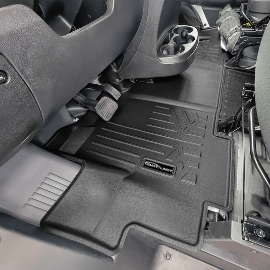 SMARTLINER Custom Fit Floor Mat Liner Set Compatible With 2018-2025 RAM Promaster