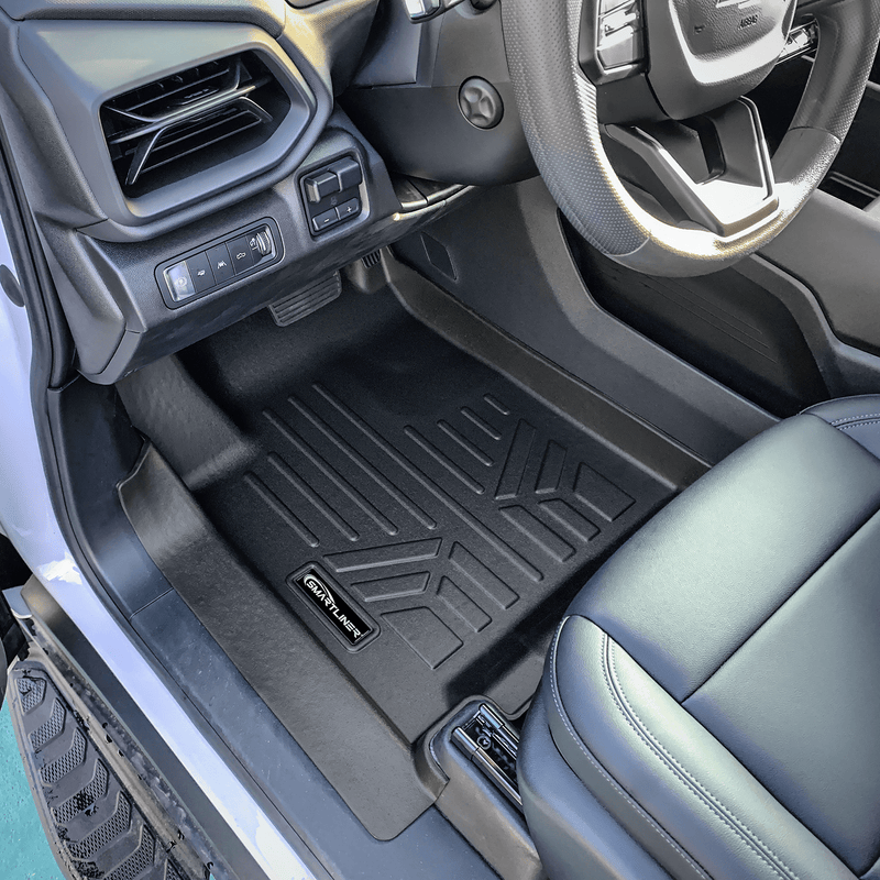 Load image into Gallery viewer, SMARTLINER Custom Fit Floor Mat Liner Set Compatible With 2025-2026 Chevrolet Silverado EV /GMC Sierra EV(Carpet Flooring)
