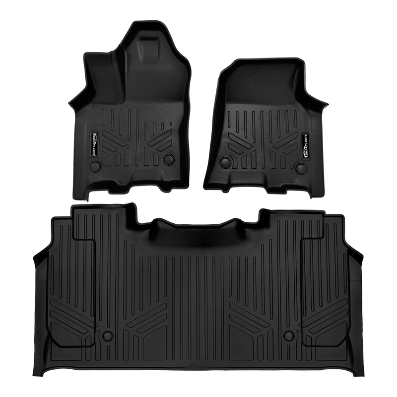 Load image into Gallery viewer, SmartCoverage™ Custom Fit Floor Liners For 2025-2026 Ram 1500 Crew Cab with Rear Underseat Storage Box

