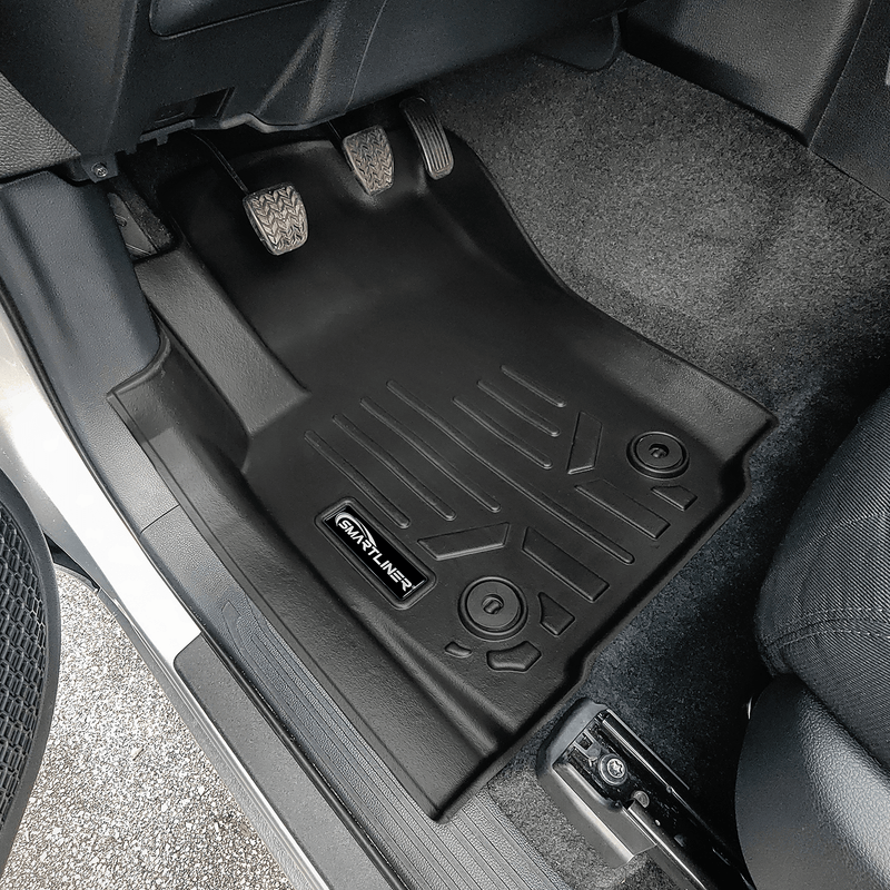 Load image into Gallery viewer, SMARTLINER All Weather Custom Fit Floor Liner Compatible With 2024-2025 Toyota Tacoma Carpet Xtra Cab with Manual Transmission
