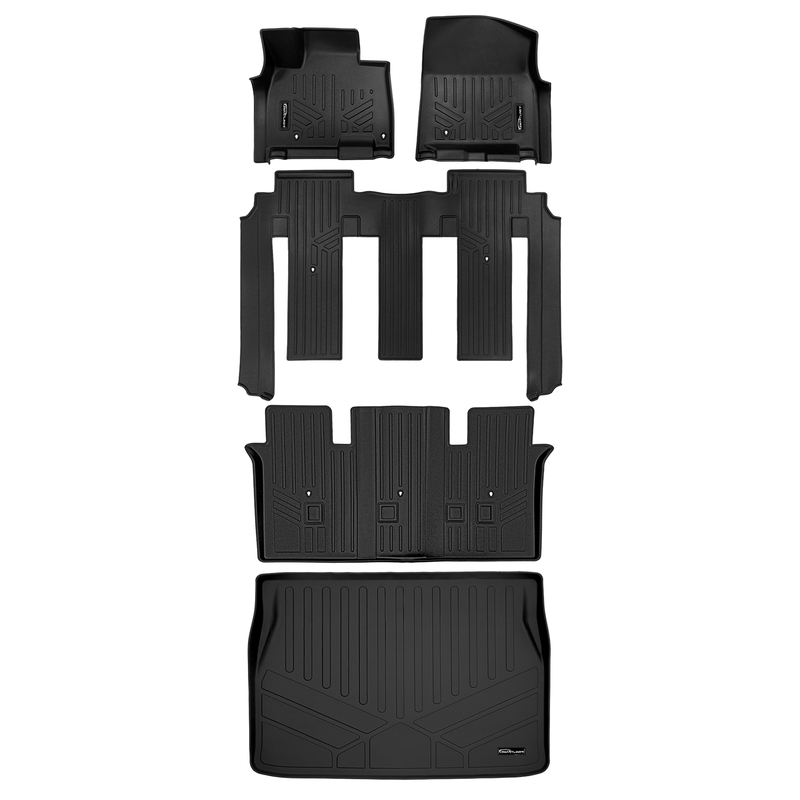 Load image into Gallery viewer, SMARTLINER Custom Fit Floor Liners For 2025-2026 Kia Carnival Hybrid (8 Passenger Models)
