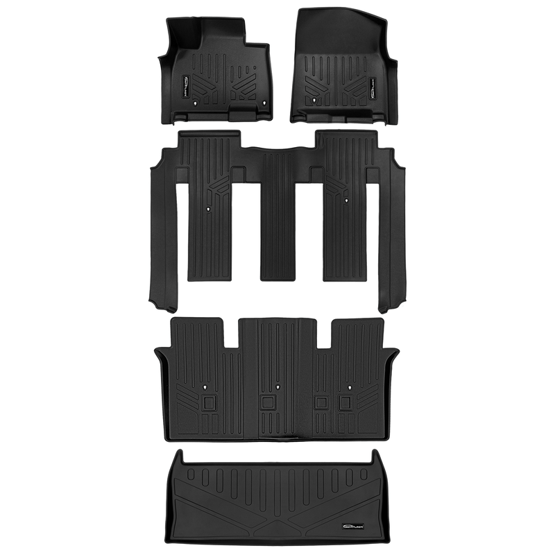 Load image into Gallery viewer, SMARTLINER Custom Fit Floor Liners For 2025-2026 Kia Carnival Hybrid (8 Passenger Models)
