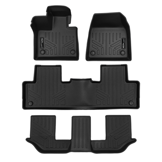 SMARTLINER Custom Fit Black For 2025 Volvo EX90 Electric. Fits 7 Passenger Model