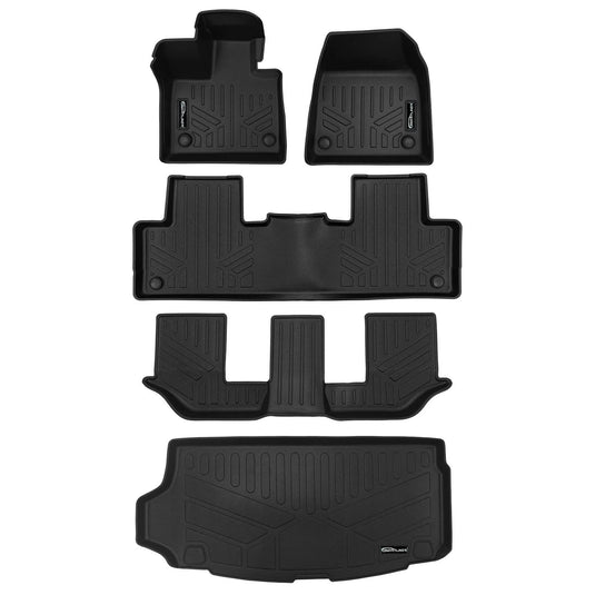 SMARTLINER Custom Fit Black For 2025-2026 Volvo EX90 Electric. Fits 7 Passenger Model