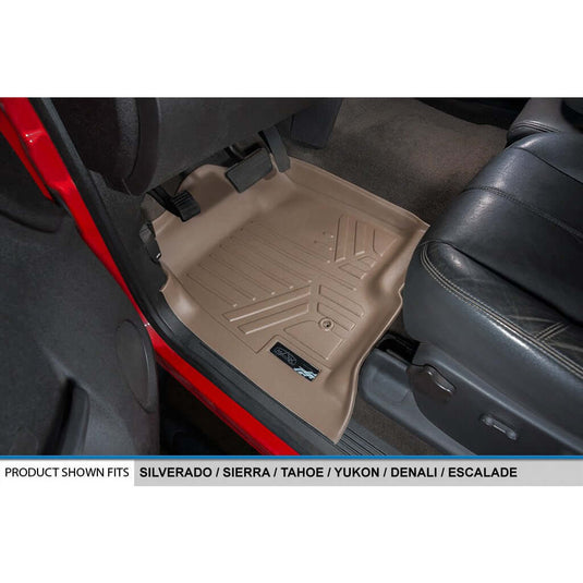 SMARTLINER Custom Fit Floor Liners For 2007-2014 Cadillac Escalade (No Hybrid Models)