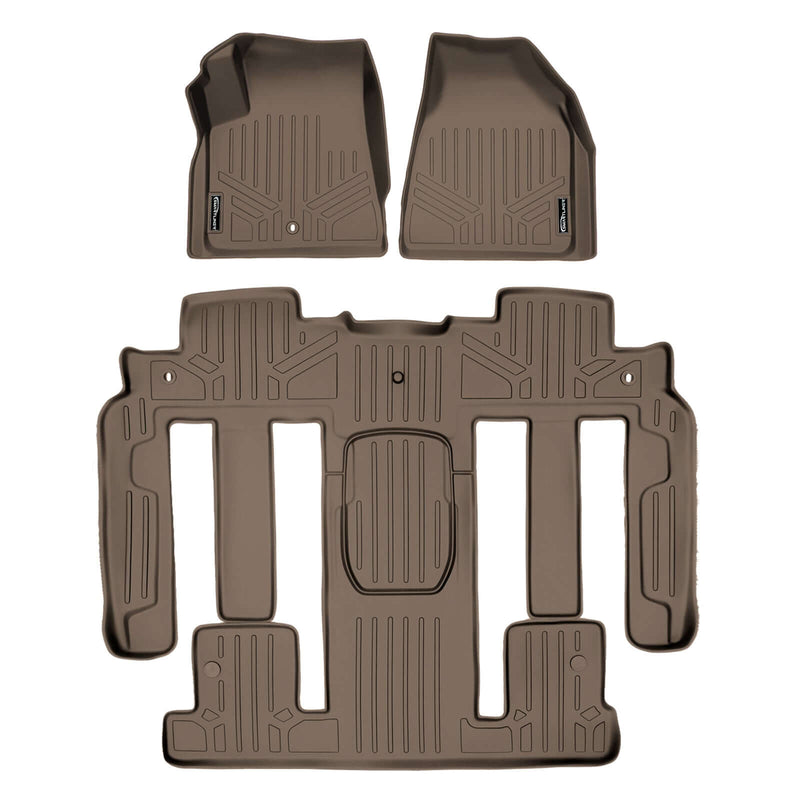 Load image into Gallery viewer, SMARTLINER Custom Fit Floor Liners For Traverse/Enclave with 2nd Row Bucket Seats
