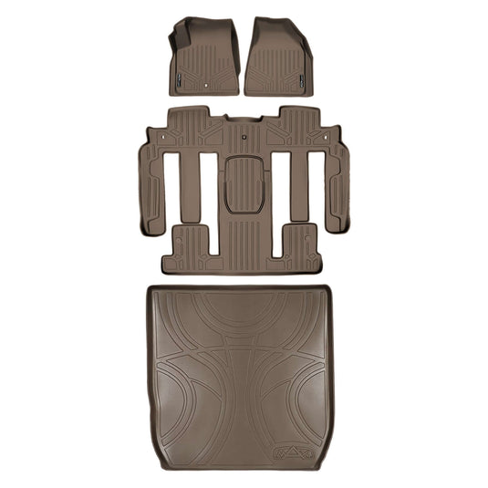 SMARTLINER Custom Fit Floor Liners For Traverse/Enclave with 2nd Row Bucket Seats