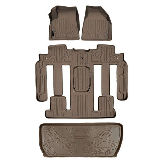 SMARTLINER Custom Fit Floor Liners For Traverse/Enclave with 2nd Row Bucket Seats