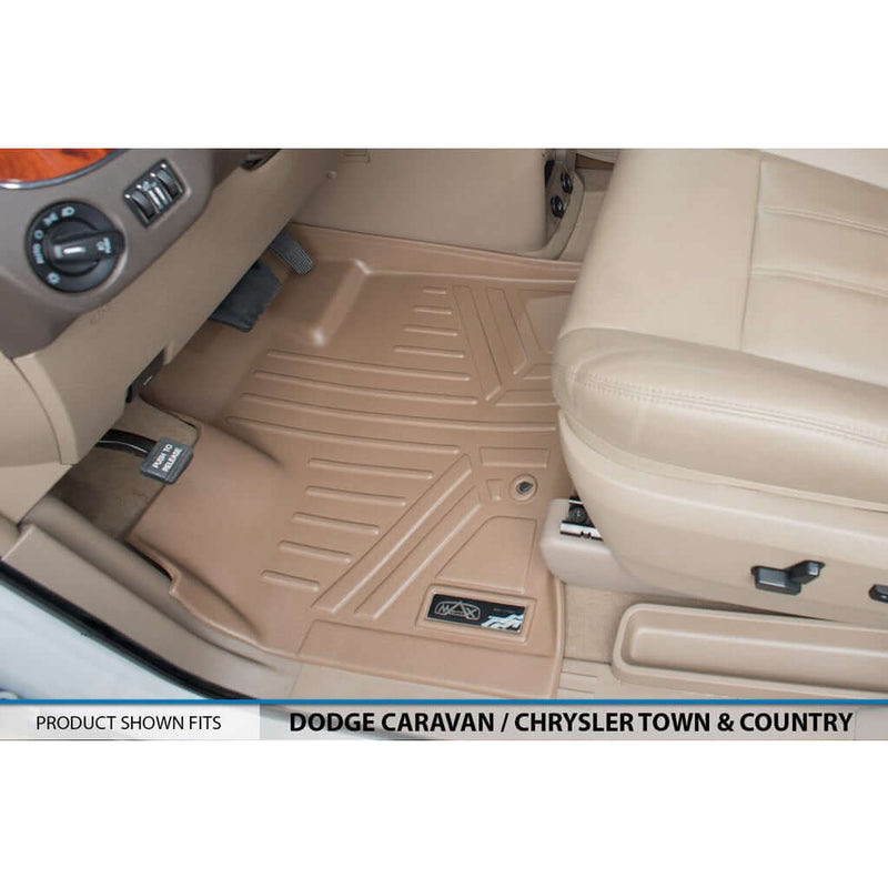 Load image into Gallery viewer, 2013-2020 Dodge Grand Caravan Floor Liners | 2nd Row Bucket Seats, With Super Console | SMARTLINER
