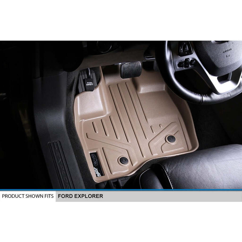 Load image into Gallery viewer, SMARTLINER Custom Fit Floor Liners For 2011-2014 Ford Explorer (with 2nd Row Center Console)
