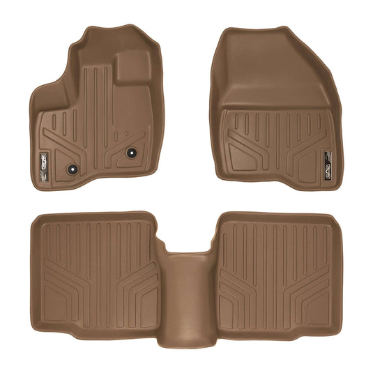 SMARTLINER Custom Fit Floor Liners For 2011-2014 Explorer (without 2nd Row Center Console)