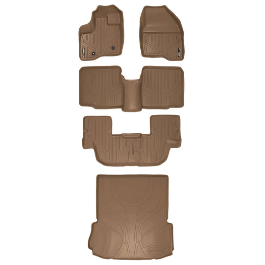 SMARTLINER Custom Fit Floor Liners For 2011-2014 Explorer (without 2nd Row Center Console)