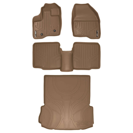 SMARTLINER Custom Fit Floor Liners For 2011-2014 Explorer (without 2nd Row Center Console)