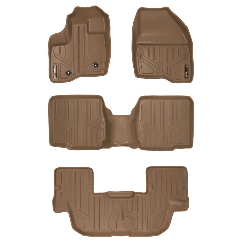 Load image into Gallery viewer, SMARTLINER Custom Fit Floor Liners For 2011-2014 Ford Explorer (with 2nd Row Center Console)
