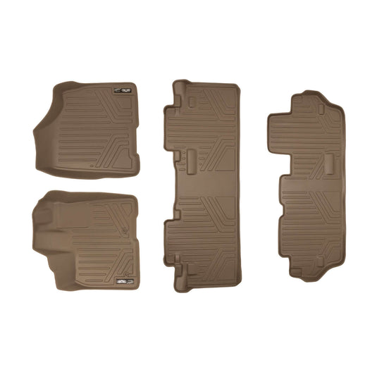SMARTLINER Custom Fit Floor Liners For 2011-2012 Sienna (8 Passenger Model with Power Folding 3rd Row Seats)