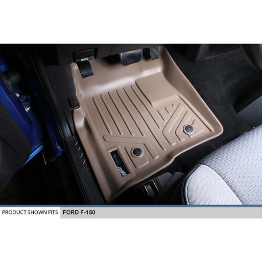 SMARTLINER Custom Fit Floor Liners For 2011-2014 Ford F-150 SuperCrew Cab