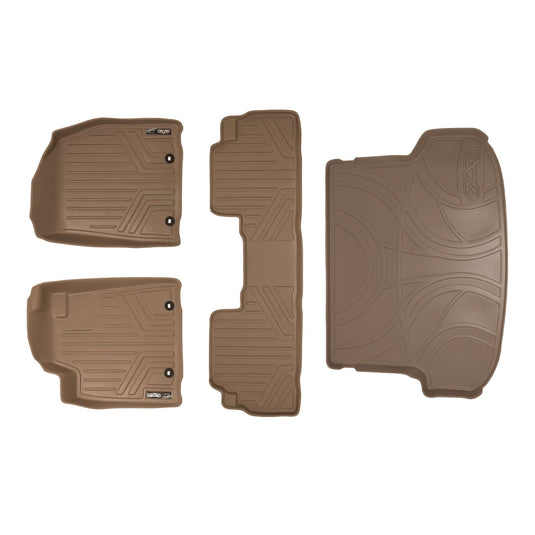 SMARTLINER Custom Fit Floor Liners For 2013-2015 Lexus RX (First Row Twist type Rings)