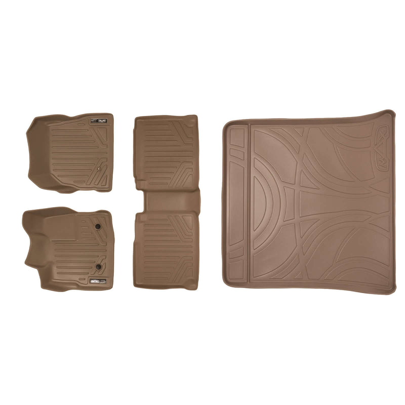 Load image into Gallery viewer, Smart Trim™ Custom Fit Floor Liners For 2011-2017 Chevy Equinox / GMC Terrain (with Dual Front Floor Posts)
