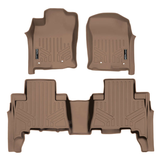 SMARTLINER Custom Fit Floor Liners For 2013-2024 Toyota 4Runner (7 Passenger with 3rd Row Seats)