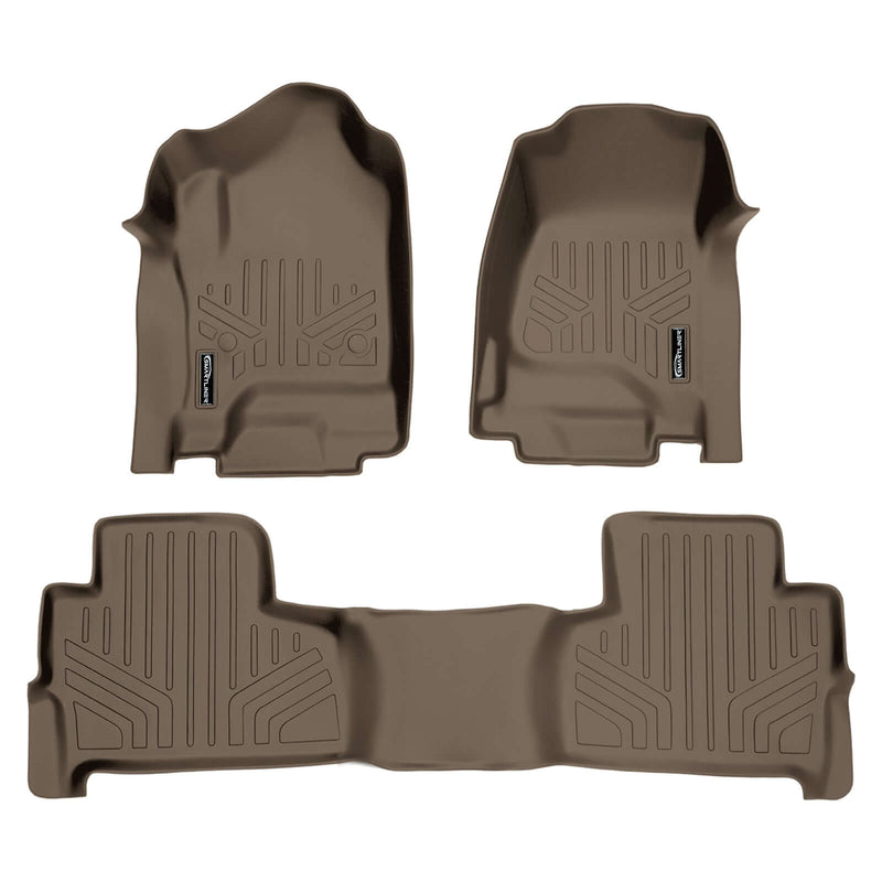 Load image into Gallery viewer, Smart Trim™ Custom Fit Floor Liners For 2015-2020 Chevrolet Tahoe / GMC Yukon With 2nd Row Bucket Seats
