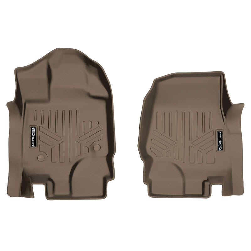 Load image into Gallery viewer, SmartCoverage™ Custom Fit Floor Liners For 2015-2025 Ford F-150 SuperCrew Cab with 1st Row Bucket Seats
