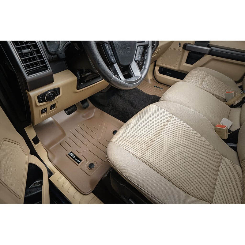Load image into Gallery viewer, SmartCoverage™ Floor Liners For 2015-2026 Ford F-150 SuperCrew Cab (1st Row Bucket) (Vinyl)
