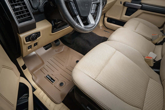 SMARTLINER Custom Fit Floor Liners For 2022-2025 Ford F-150 Lightning Only fits with 2nd Row Bucket seats without under seat fold-flat storage