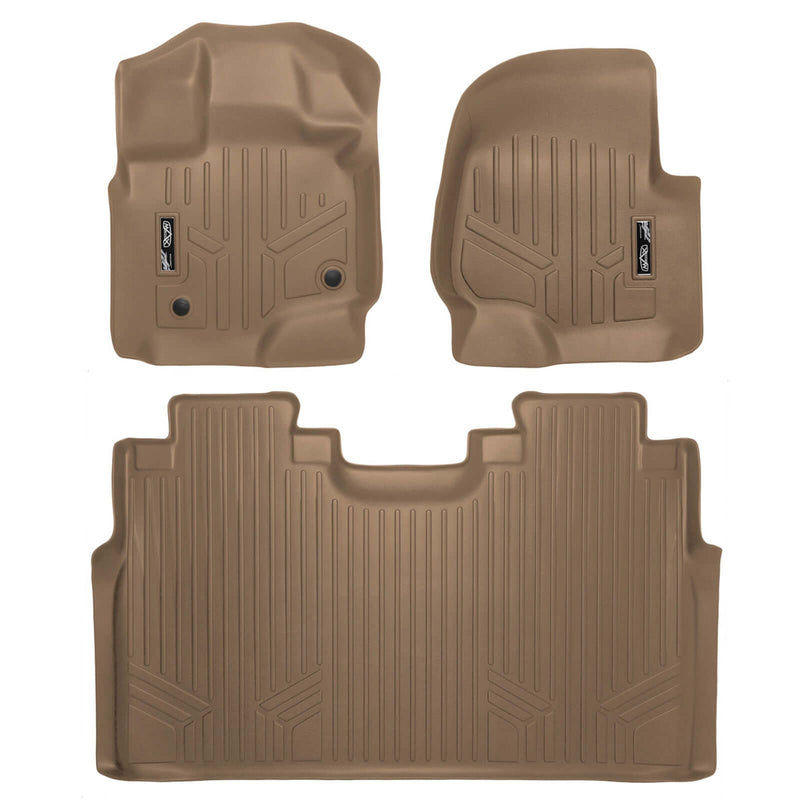 Load image into Gallery viewer, SMARTLINER Custom Fit Floor Liners For 2022-2025 Ford F-150 Lightning Only fits with 2nd Row Bucket seats without under seat fold-flat storage
