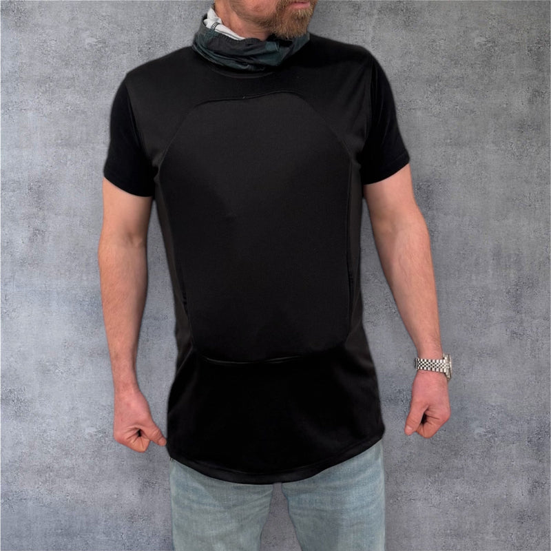Load image into Gallery viewer, Ballistic Shirt 2.0 - Concealable Soft Ballistic Vest (Tested to NIJ Level IIIA .44 Mag) Fully Adjustable
