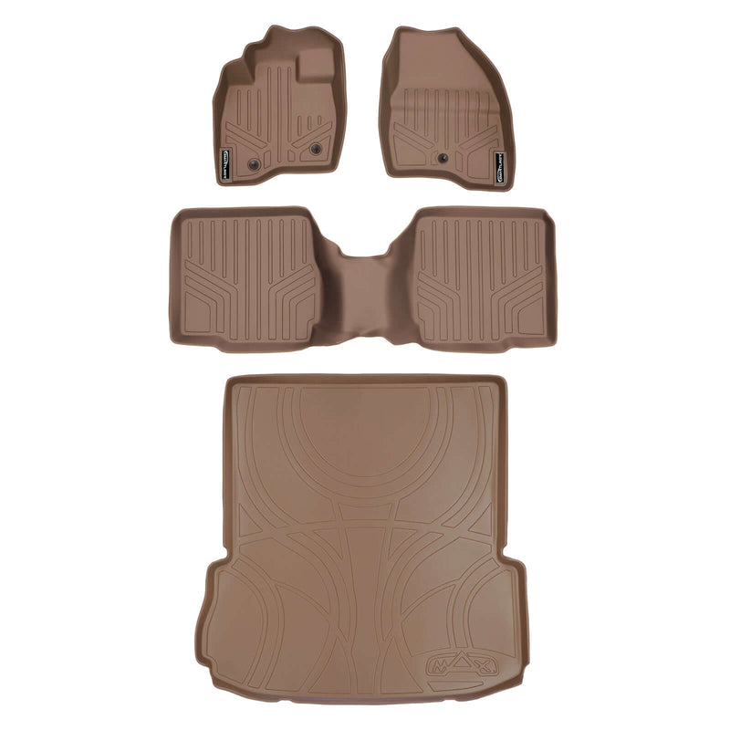 Load image into Gallery viewer, SMARTLINER Custom Fit Floor Liners For 2017-2019 Ford Explorer with 2nd Row Center Console
