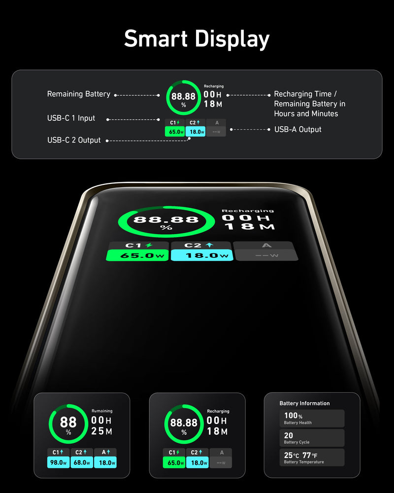 Load image into Gallery viewer, Anker Prime Power Bank (20K, 200W)
