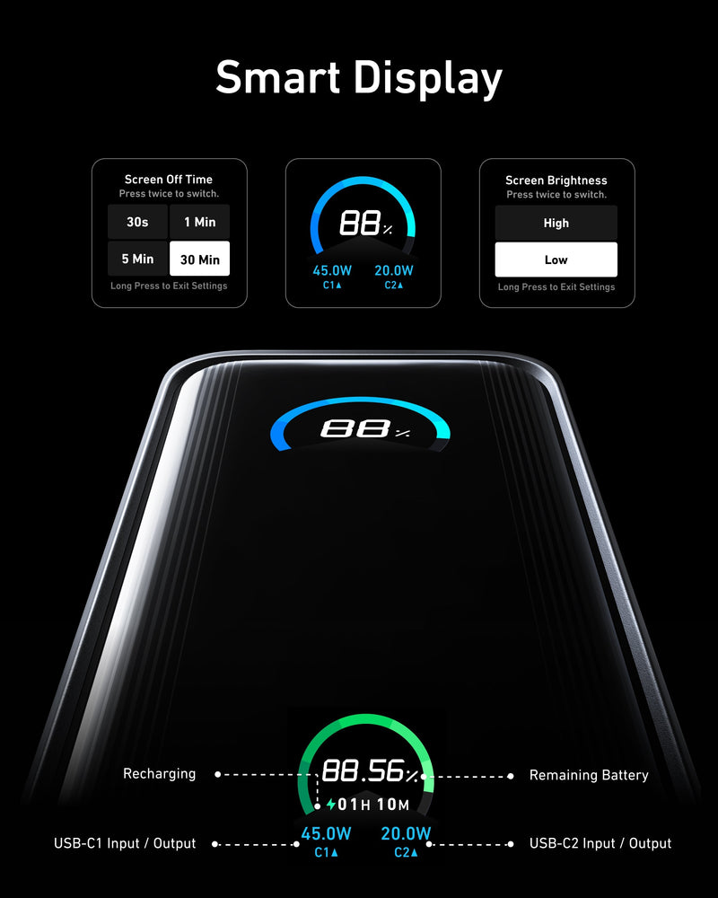 Load image into Gallery viewer, Anker Prime Power Bank (9.6K, 65W, Fusion)
