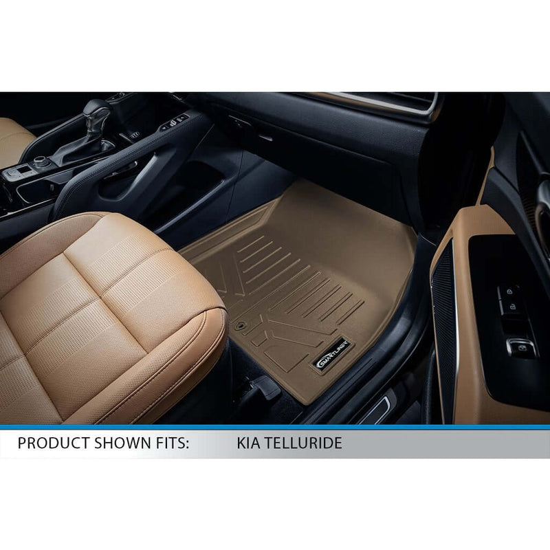 Load image into Gallery viewer, SMARTLINER AUTO™ Custom Fit Floor Liners For 2020-2025 Kia Telluride with 2nd Row Bucket Seat No Center Console with in between Coverage
