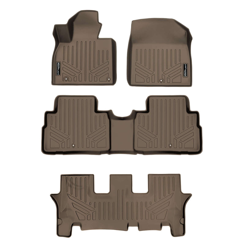 Load image into Gallery viewer, SMARTLINER Custom Fit Floor Liners For 2020-2025 Kia Telluride with 2nd Row Bench Seat
